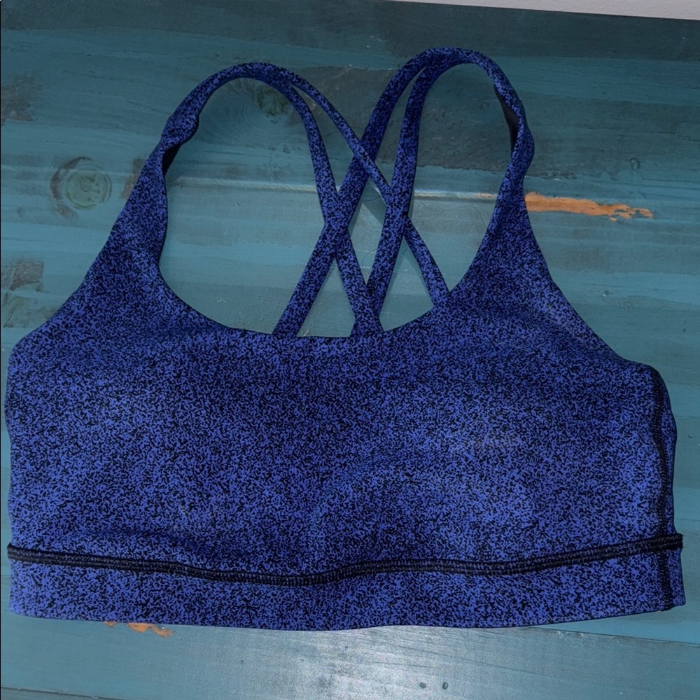 Lululemon Blue Racerback Sports Bra